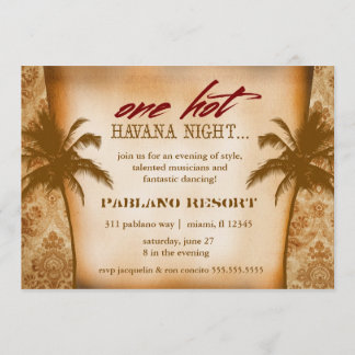 Invitación GC Una noche calurosa en La Habana
