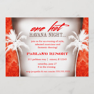 Invitación GC Una noche calurosa en La Habana Roja
