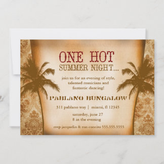 Invitación GC Una noche de verano caliente
