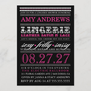 Invitación GC Vintage Bachelorette Party Boda Bells son ..