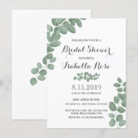 Geen Eucalyptus Leaf Bridal Shower