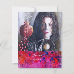 Invitación Gema rojo de MAGDALEN