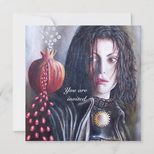 Invitación Gema rojo de MAGDALEN (Anverso)