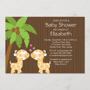 Invitación gemela neutral de Baby Shower de la
