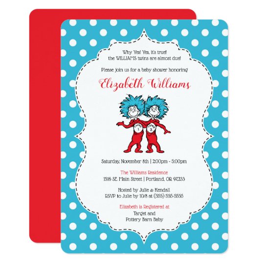 Invitacion Gemelos Baby Shower De La Cosa El 2 El Pipe De Zazzle Es Invitacion Gemelos Baby Shower De La Cosa El 2 El Pipe De Zazzle Es
