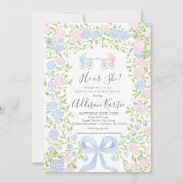 Invitación Gender Reveal Baby Shower invitation