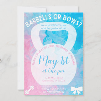 Invitación Gender Reveal Invitation