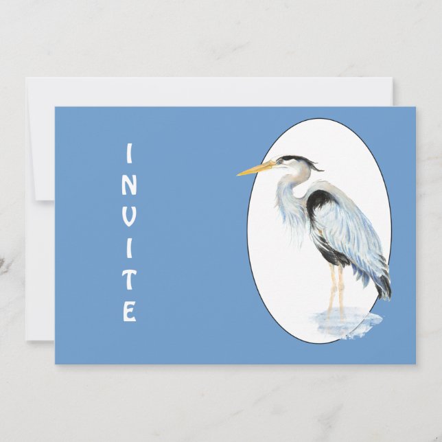 Invitación general,Personalizar Gran Perla Azul (Anverso)