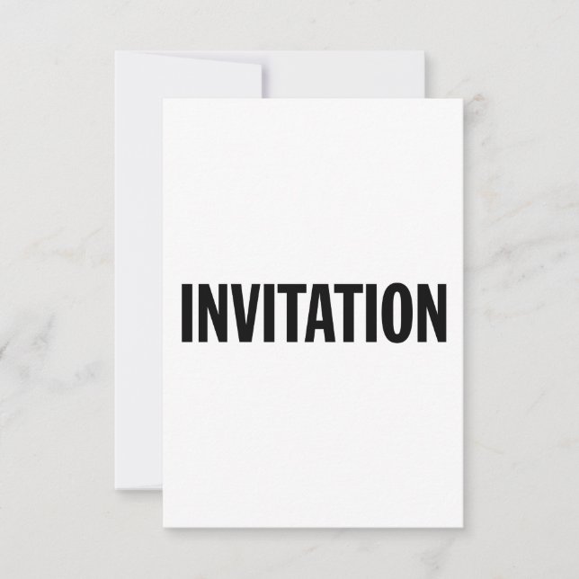 Invitación genérica (Anverso)