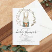 Género de conejo vintage Baby Shower neutro