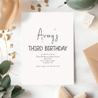 Género minimalista Nombre de guión neutro Cumpleañ