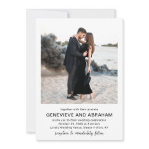 Genevieve Boda moderno foto en blanco y negro