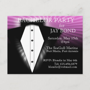 Invitación genial para despedida de soltero con es