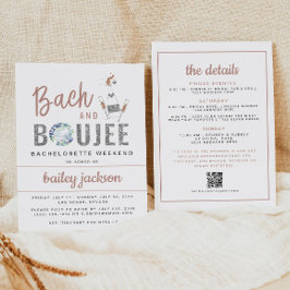 Invitación GENNA Bach y Boujee Bachelorette International