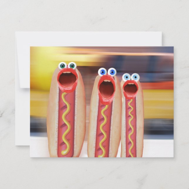 Invitación Gente Salchicha (Anverso)