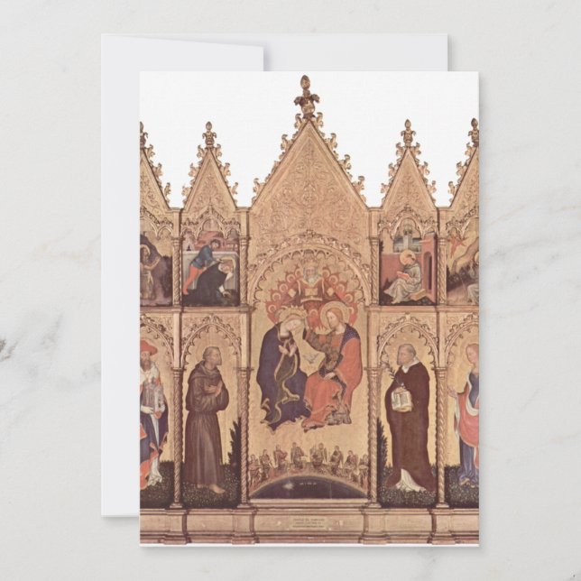 Invitación Gentile da Fabriano - Valle Romita Polyptych (Anverso)
