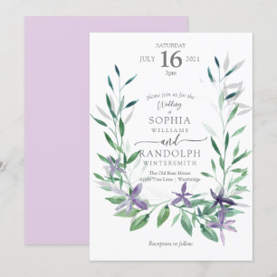 Invitación Gentle Fairy garden