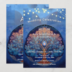 Invitación Gentle Radiance Árbol de la Vida B&B