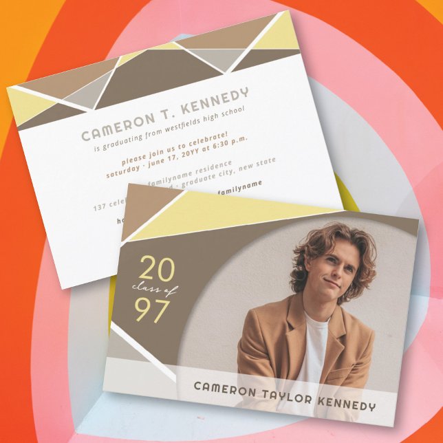 Invitación Geo artístico bloquea la fiesta de graduación de f (Subido por el creador)