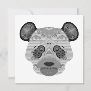 Invitación geo bear