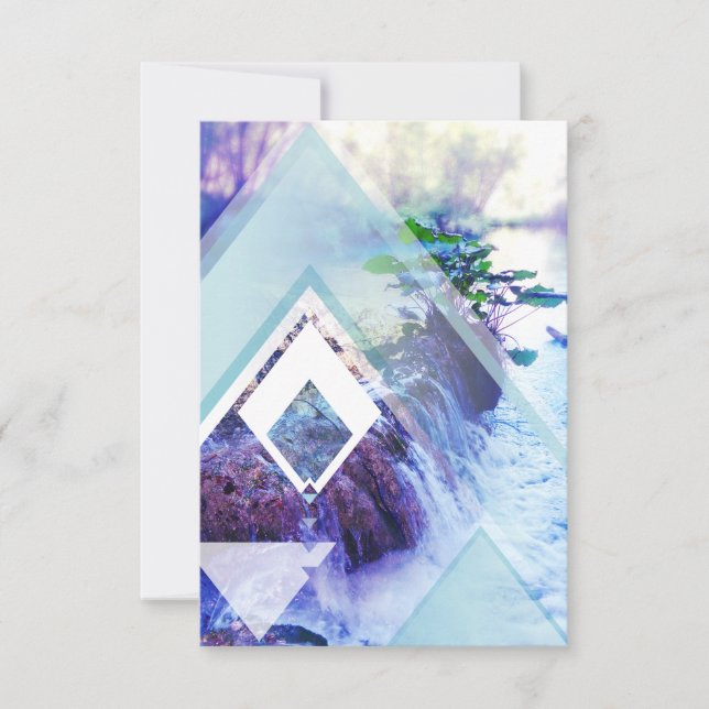 Invitación geohaze de agua (Anverso)