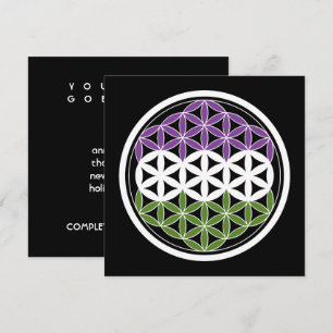 Invitación geometría sagrada de genderQueer