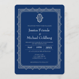 Invitación geométrica a la boda de Lt.