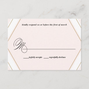 Invitación geométrica de la boda de diamante del