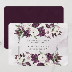 Invitación Geométrica De Plata De Pluma Serás Mi Novia