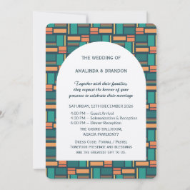 Invitación Geométrico Moderno