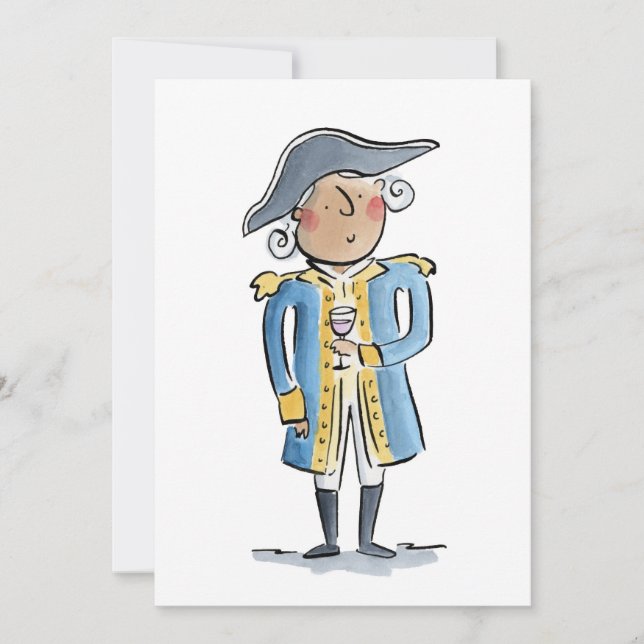 Invitación George Washington (Anverso)