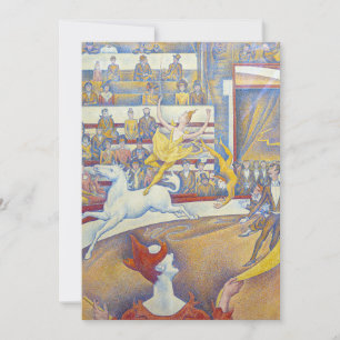 Invitación Georges Seurat - El Circo