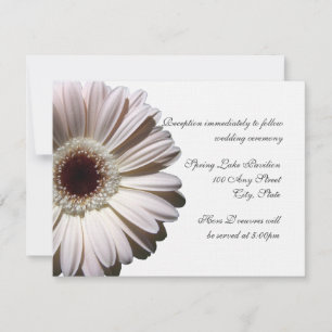 Invitación Gerber Daisy Boda