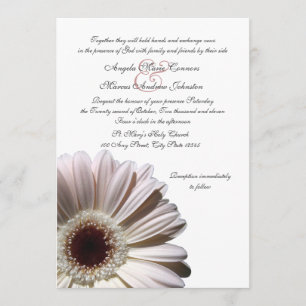 Invitación Gerbera Boda Daisy