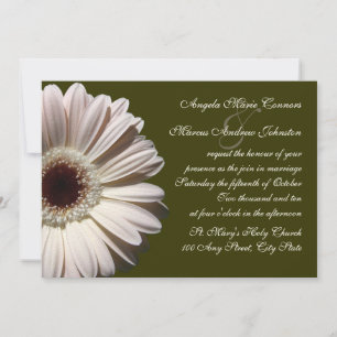 Invitación Gerbera Daisy Boda
