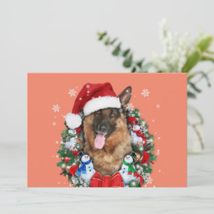 Invitación German Shepherd Christmas Ornament Decoration Gift