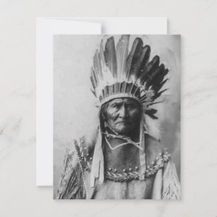 Invitación Geronimo Blanco y Negro