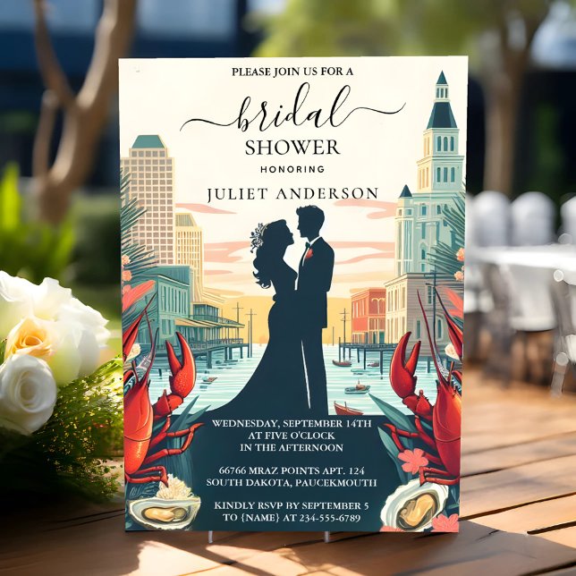 Invitación Get Beach Ocean Summer New Orleans Bridal Shower (Subido por el creador)