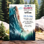 Invitación Get Boy Tree Fun Cliff Rock Climbing 21st Birthday<br><div class="desc">¡Celebra un hito aventurero con nuestra "Invitación de cumpleaños 21 de la Roca del Arbol de Chico divertida"! Este emocionante y excitante diseño captura perfectamente la emoción de la escalada en roca, lo que lo convierte en la elección ideal para un memorable fiesta de 21 años. Los colores audaces y...</div>