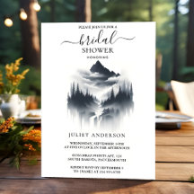 Get River Rain Cloud Smoky Mountain Bridal Shower