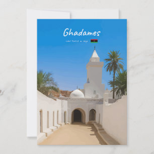 Invitación Ghadames, Libia - Mezquita Blanca
