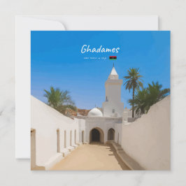 Invitación Ghadames, Libia - Mezquita Blanca