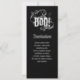 Invitación Ghost Boo