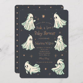 Invitación Ghost Halloween Spooktacular Baby Shower