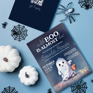 Invitación Ghostly Delight Boo debe ser Baby Shower