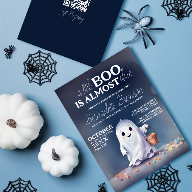 Invitación Ghostly Delight Boo debe ser Baby Shower (Subido por el creador)