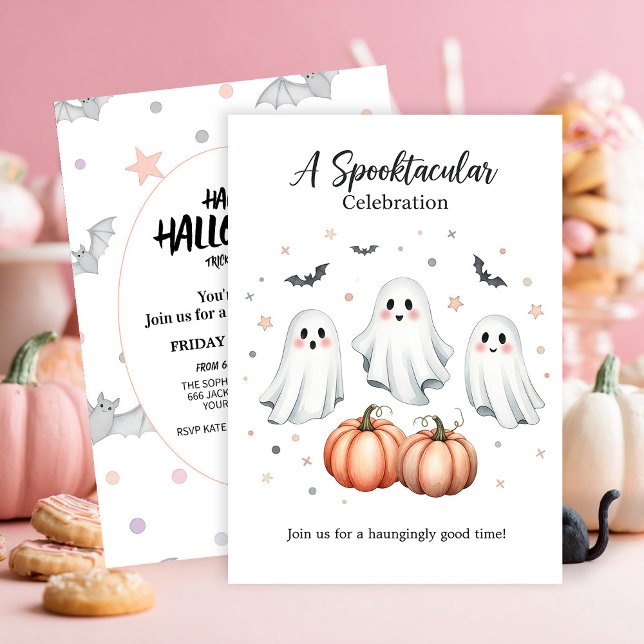 Invitación Ghostly Fun Halloween (Subido por el creador)