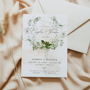 Invitación GIANNA Éterial Greenerenery Jardín Ducha Parejas