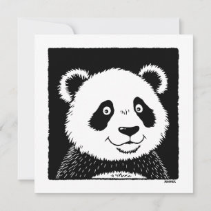 Invitación Giant Panda Bear