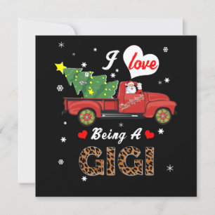 Invitación Gigi Lover Me Encanta Ser Un Árbol De Navidad Gi